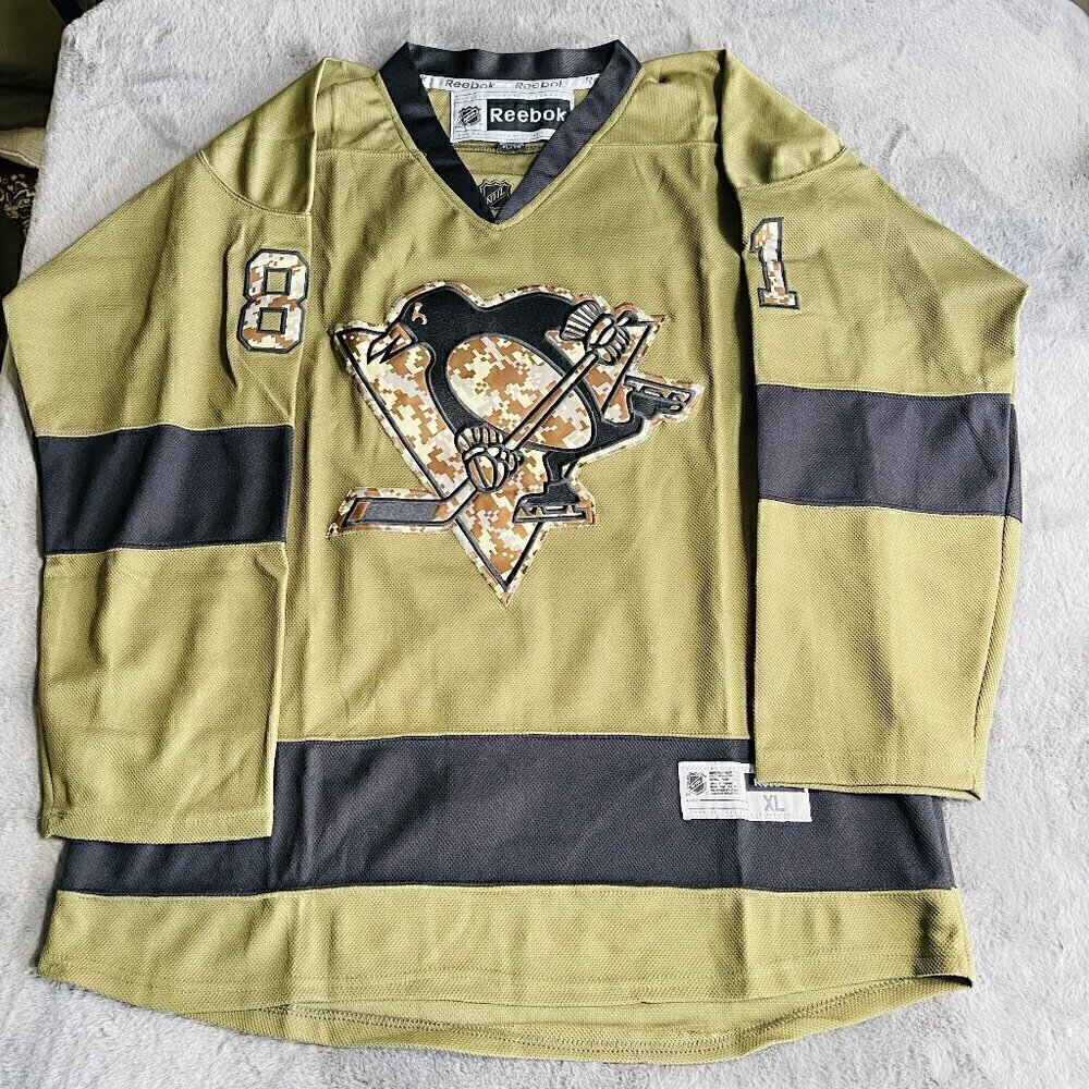 Reebok pittsburgh penguins Kessel veterans day jersey